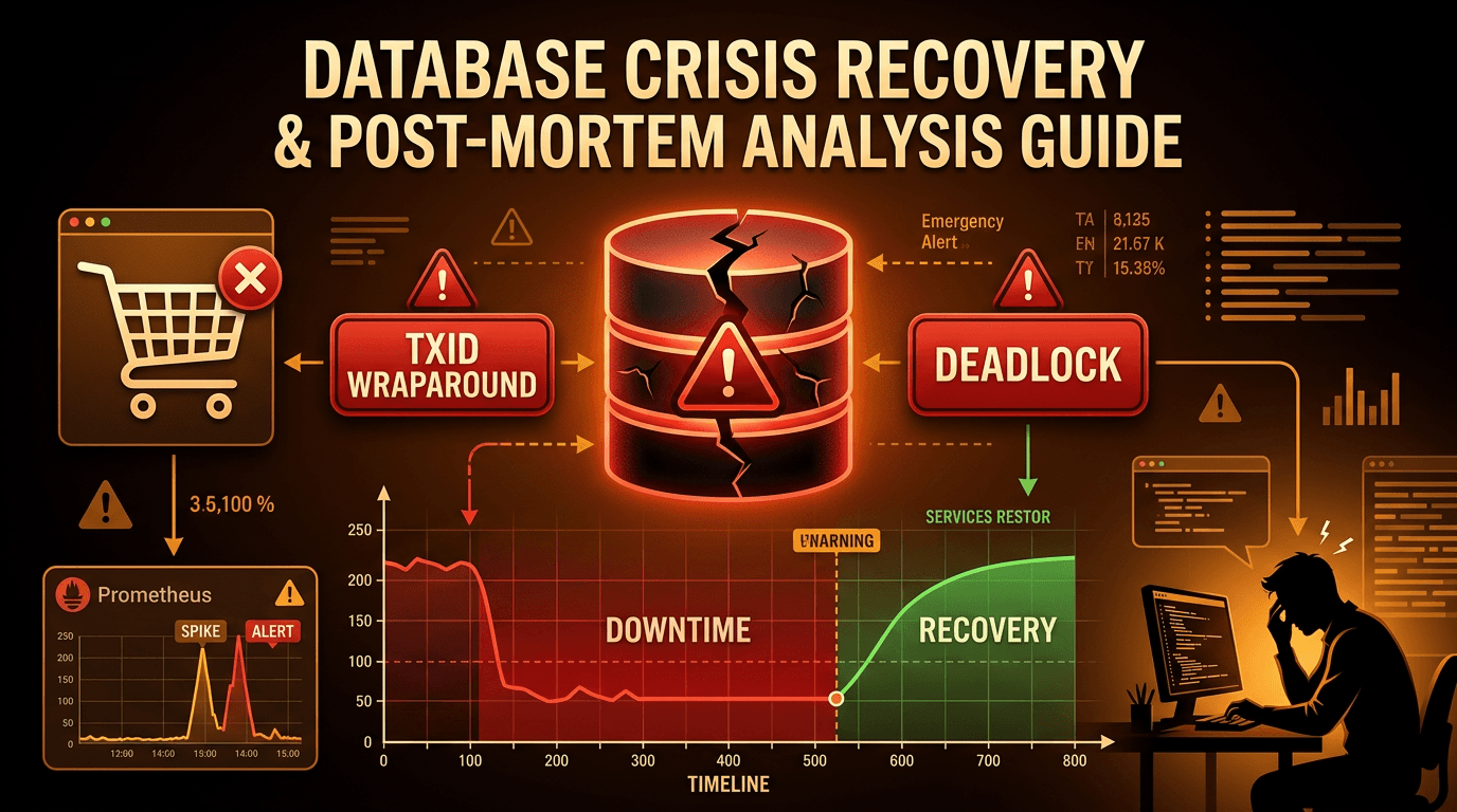 Database Crisis Recovery & Post-Mortem Analyses